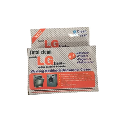 پودر جرمگیر ماشین لباسشویی و ظرفشویی برند الجی (LG)