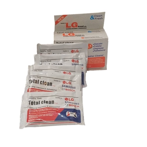 پودر جرمگیر ماشین لباسشویی و ظرفشویی برند الجی (LG)