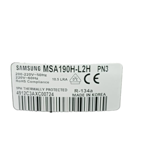 کمپرسور سامسونگ ۱/۳ مدل MSA190H