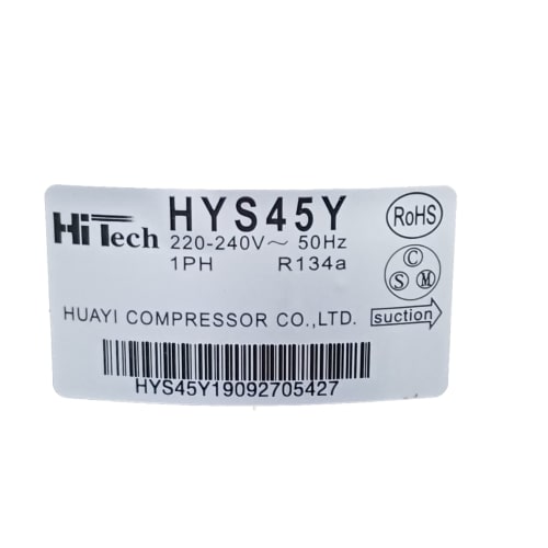 کمپرسور هایتک قدرت ۱/۸  مدل HYS45Y 