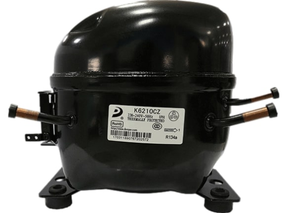 کمپرسور یخچال دانپر مدل K6210CZ قدرت 1/3+ گاز R134 سیم پیچ مس شرکتی
