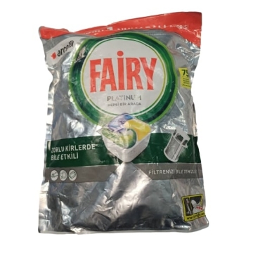 قرص ماشین ظرفشویی فیری مدل پلاتینیوم 72 عددی اورجینال ترک اصل