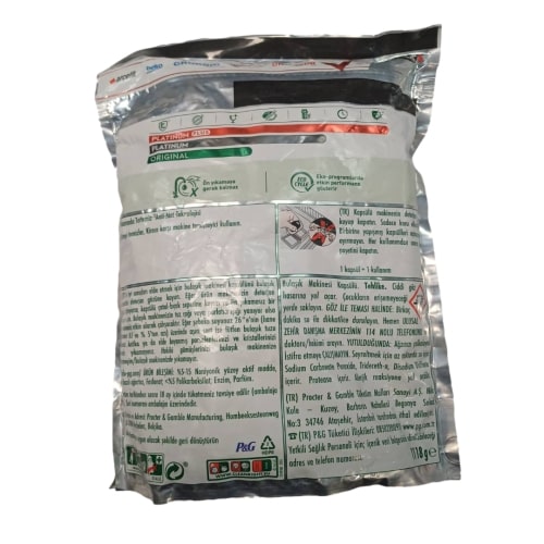 قرص ماشین ظرفشویی فیری مدل پلاتینیوم 72 عددی اورجینال ترک اصل