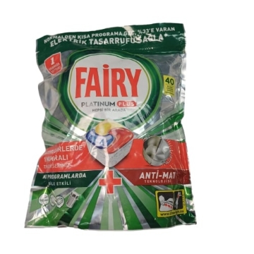 قرص ماشین ظرفشویی فیری مدل پلاتینوم پلاس 30 عددی اورجینال ترک اصل