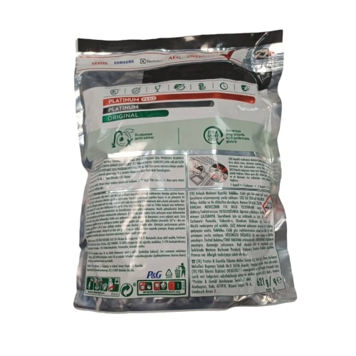 قرص ماشین ظرفشویی فیری مدل پلاتینوم پلاس 30 عددی اورجینال ترک اصل