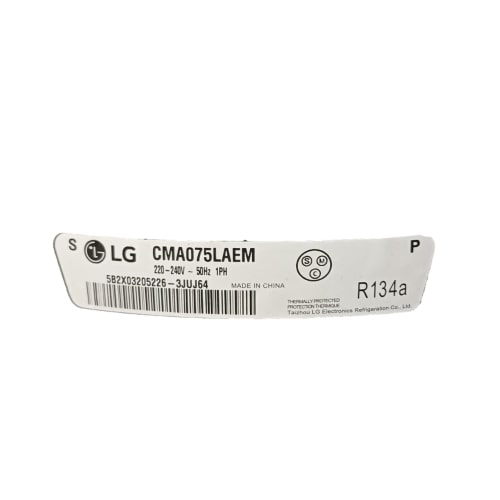 کمپرسور یخچال ال جی مدل CMA075LAEM قدرت 1/4+ گاز R134