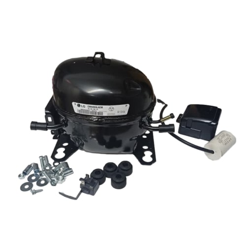 کمپرسور یخچال ال جی مدل CMA069LAEM قدرت 1/4 گاز R134
