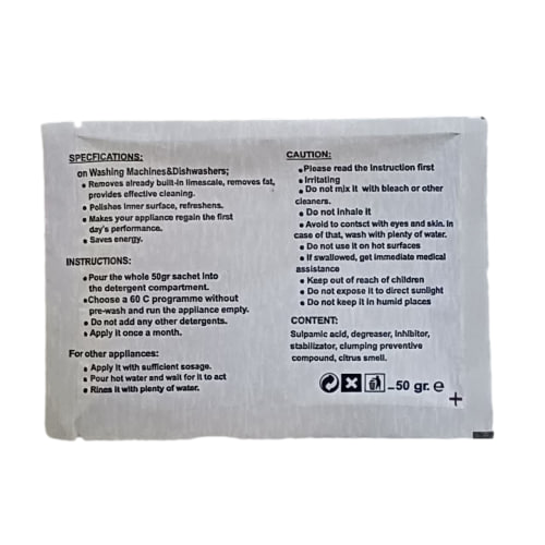 پودر جرمگیر ماشین لباسشویی ال جی مدل اورجینال اصل 