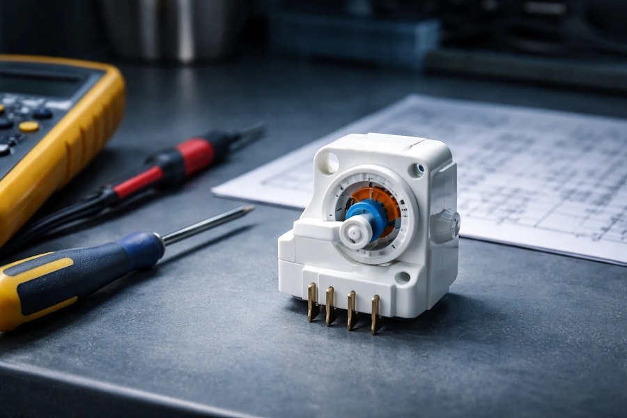 نحوه تست و تعویض تایمر دیفراست یخچال؛ راهنمای جامع