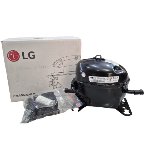 کمپرسور یخچال ال جی مدل CMA069LHEM قدرت 1/4 گاز R134 سیم پیچ آلمینیوم