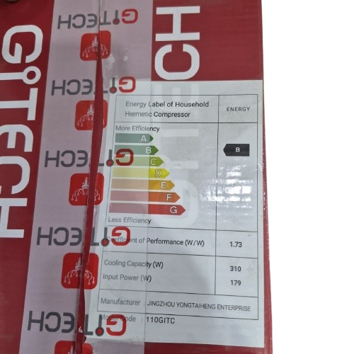 کمپرسور یخچال جی تک مدل 110GITC قدرت 1/3 سیم پیچ مس