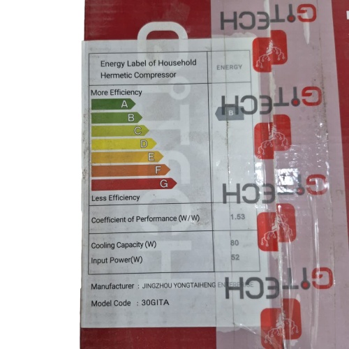 کمپرسور یخچال جی تک مدل 30GITA قدرت 1/10