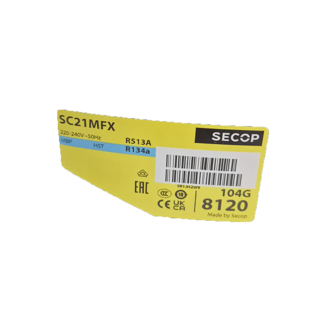 کمپرسور یخچال سکاپ مدل sc21mfx قدرت 3/4 گاز R134