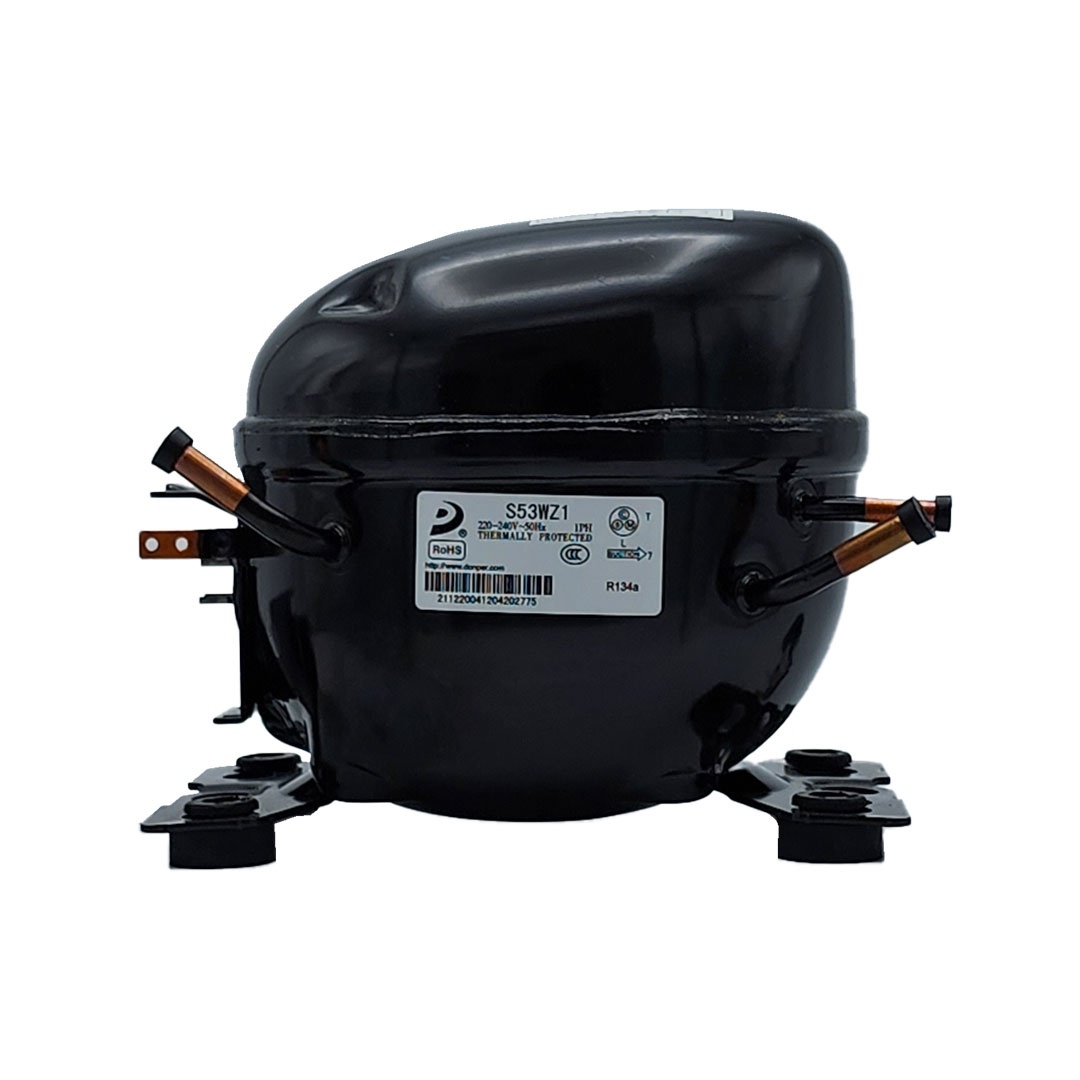 کمپرسور یخچال دانپر مدل S53WZ1 قدرت 1/6 گاز R134