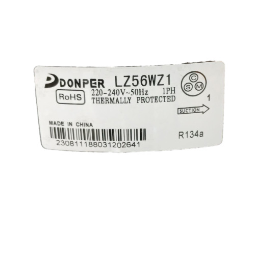کمپرسور یخچال دانپر مدل LZ56WZ1 قدرت 1/6 گاز R134